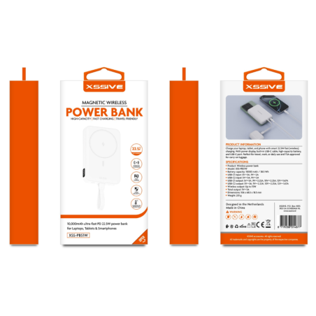 Power Bank 10000mAh Câble USB-C XSSIVE XSS-PB | Smarty Paris